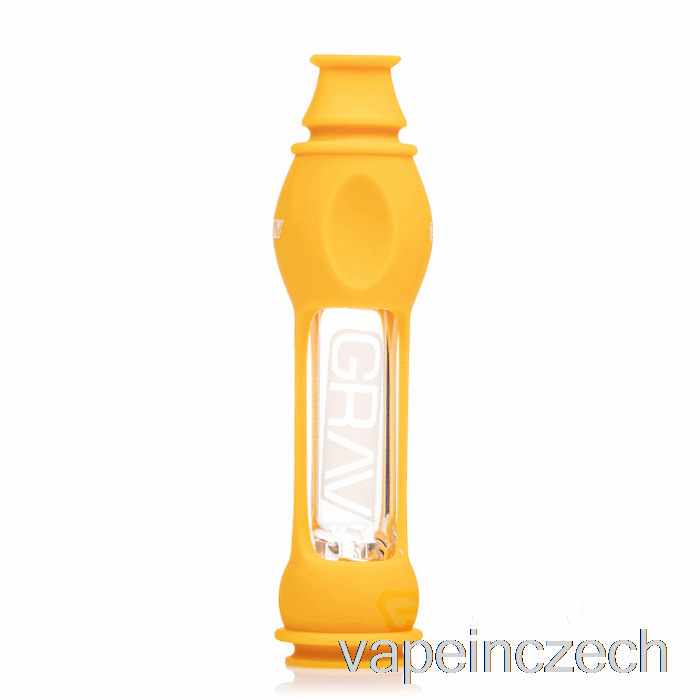 Grav Octo-degustátor Se Silikonovou Hořčicovou žlutou Vape Perem